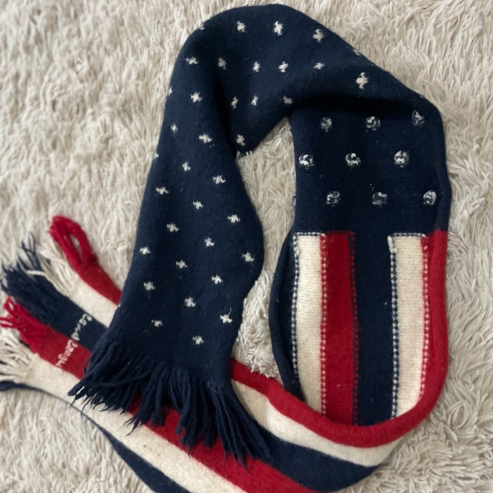 E.Land Scarf USA Print